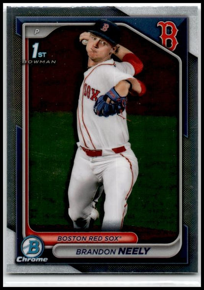 2024 Bowman Draft Chrome #BDC-122 Brandon Neely Boston Red Sox