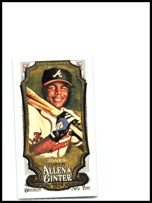 2024 Topps Allen & Ginter Mini #349 Andruw Jones Atlanta Braves