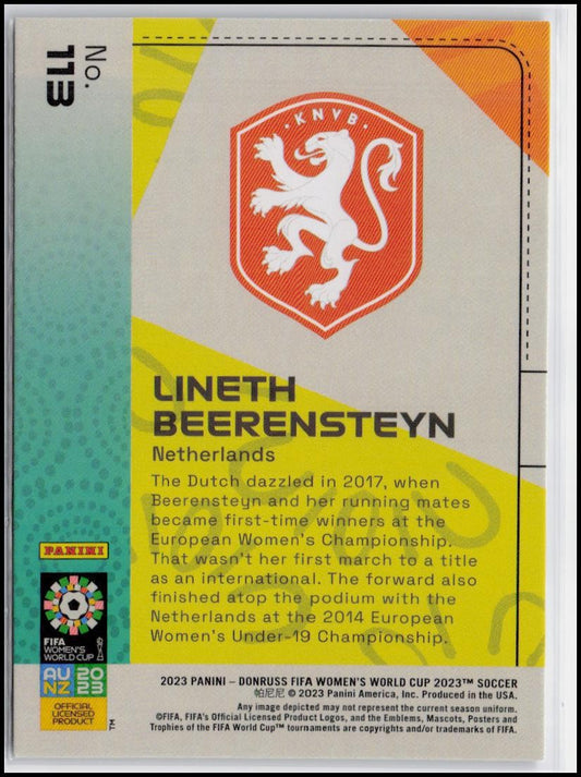 2023 Donruss FIFA Women's World Cup #113 Lineth Beerensteyn