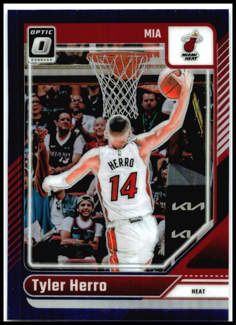 2024-25 Donruss Optic Purple #200 Tyler Herro Miami Heat