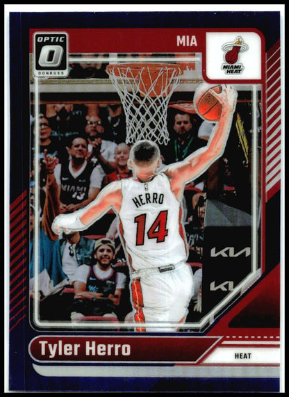 2024-25 Donruss Optic Purple #200 Tyler Herro Miami Heat