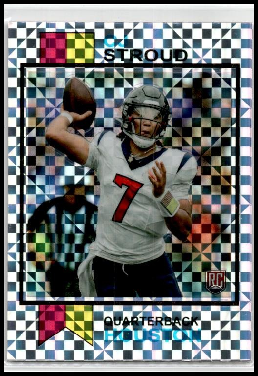 2023 Topps Composite 1973 Topps Football X-Fractor #1973-12 CJ Stroud Texans