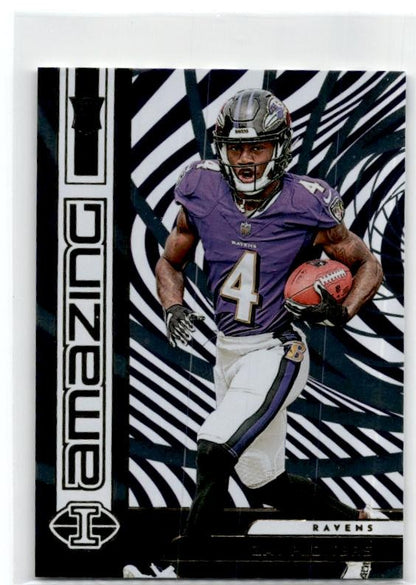 2023 Panini Illusions Amazing #25 Zay Flowers Baltimore Ravens