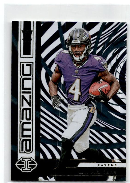 2023 Panini Illusions Amazing #25 Zay Flowers Baltimore Ravens