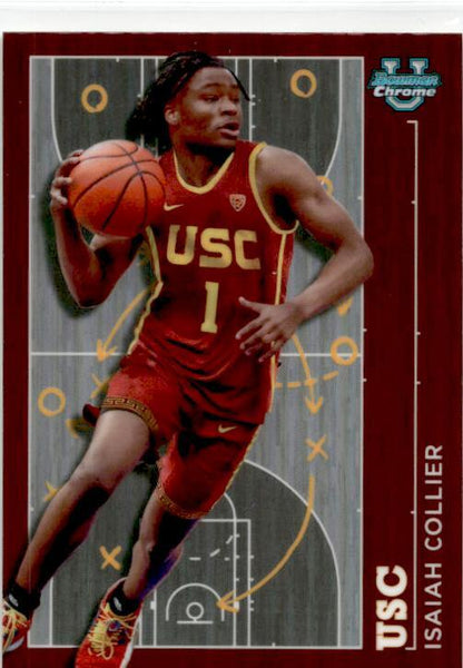 2023-24 Bowman University Chrome Prodigal Playmakers #PP-7 Isaiah Collier