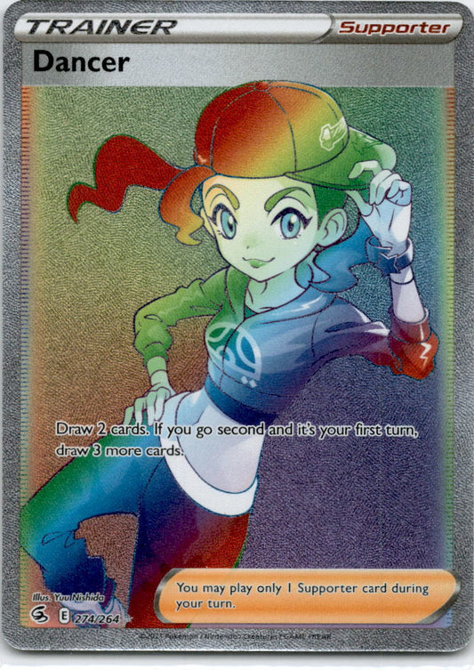 Pokémon Card - Dancer 274/264 Full Art - Fusion Strike