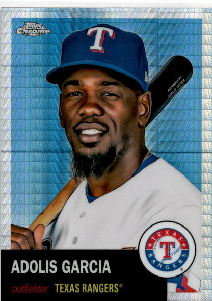 2022 Topps Chrome Platinum Anniversary Prism Refractor #323 Adolis Garcia Ranger