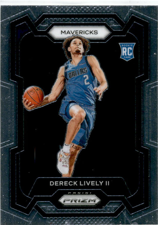 2023-24 Panini Prizm #163 Dereck Lively II Dallas Mavericks