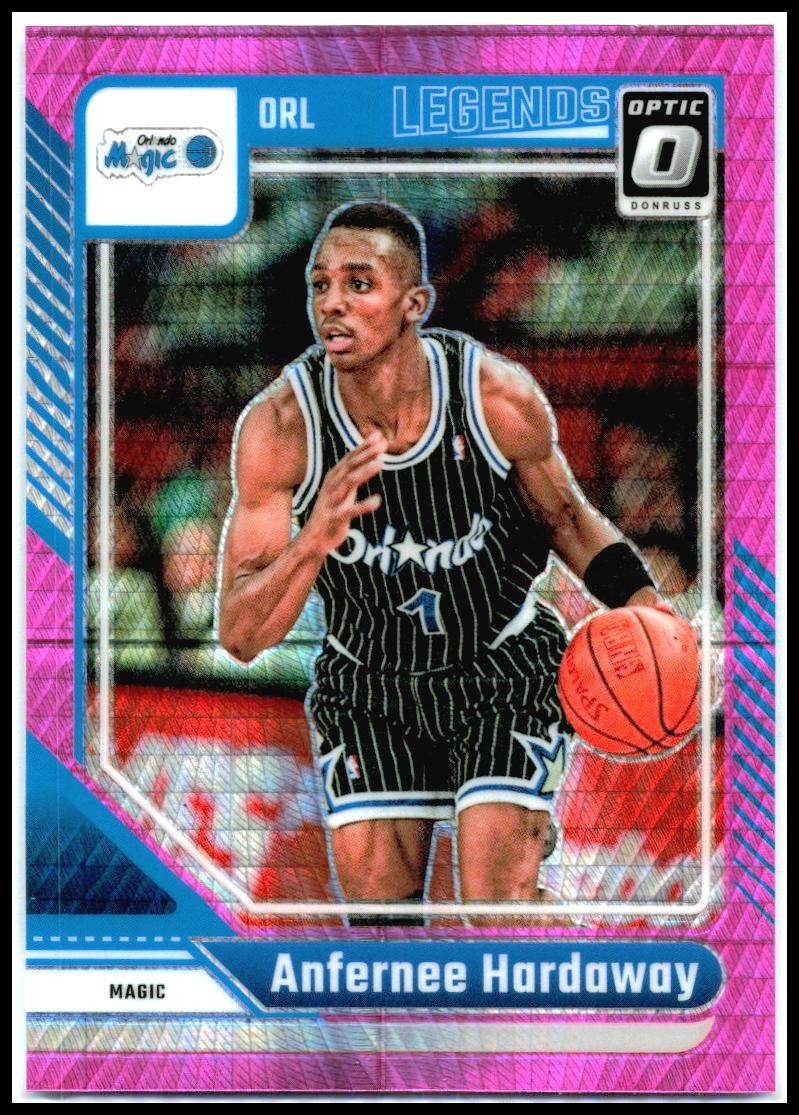 2024-25 Donruss Optic Hyper Pink #242 Anfernee Hardaway Orlando Magic