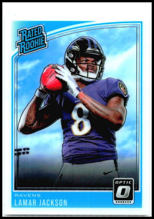 2018 Donruss Optic #167 Lamar Jackson Rookie Baltimore Ravens