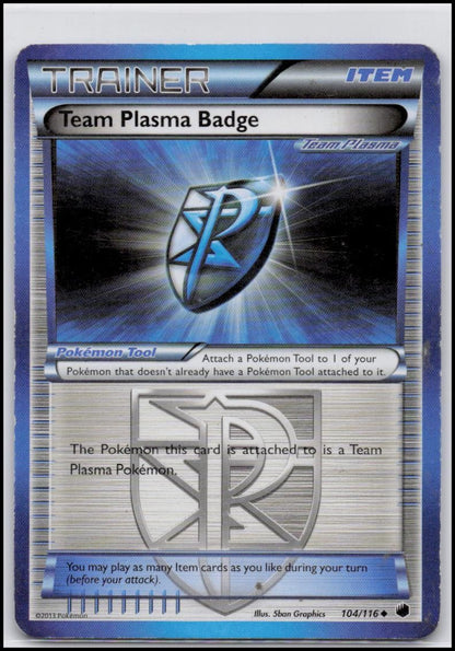 Plasma Freeze #104/116 Team Plasma Badge (Team Plasma)