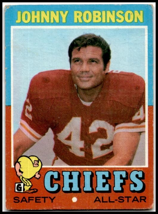 1971 Topps #88 Johnny Robinson Kansas City Chiefs