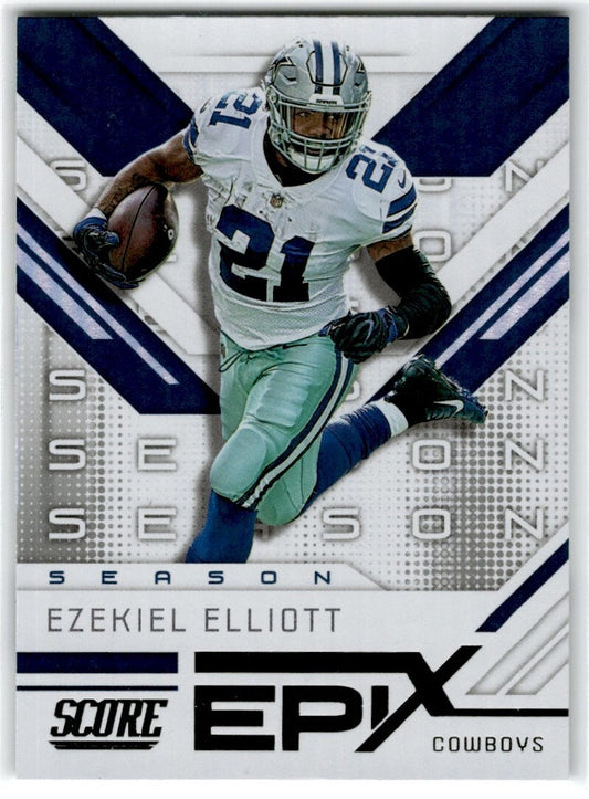 2019 Score Epix Season Ezekiel Elliott Dallas Cowboys #ES-9