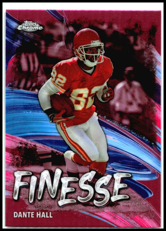 2024 Topps Chrome Finesse Pink Refactor #F-19 Dante Hall Kansas City Chiefs