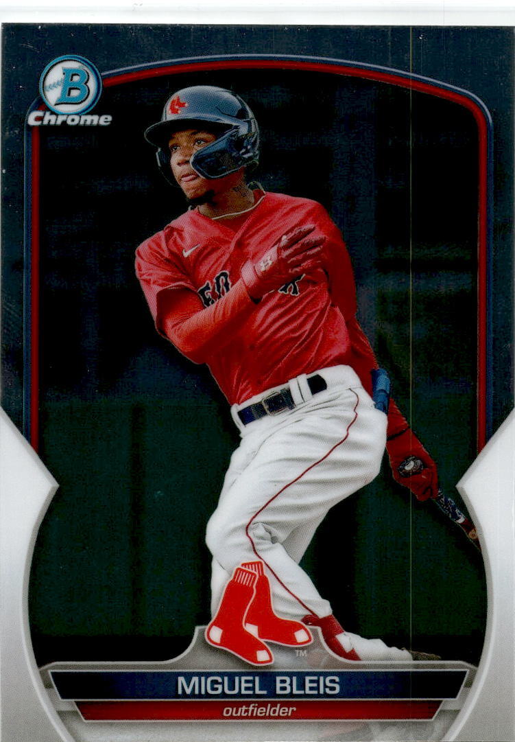 2023 Bowman Chrome #BCP-106 Miguel Bleis Boston Red Sox.