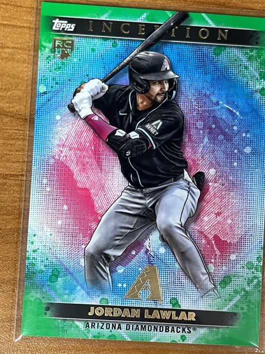 2024 Topps Inception #25 Jordan Lawlar Rookie Arizona
