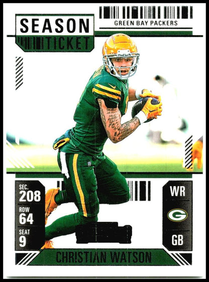 2024 contenders #36 Christian Watson Green Bay