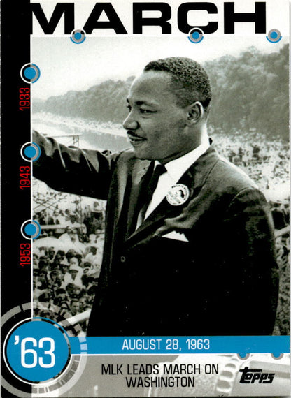 2015 Topps #5A MLK Leads March On Washington