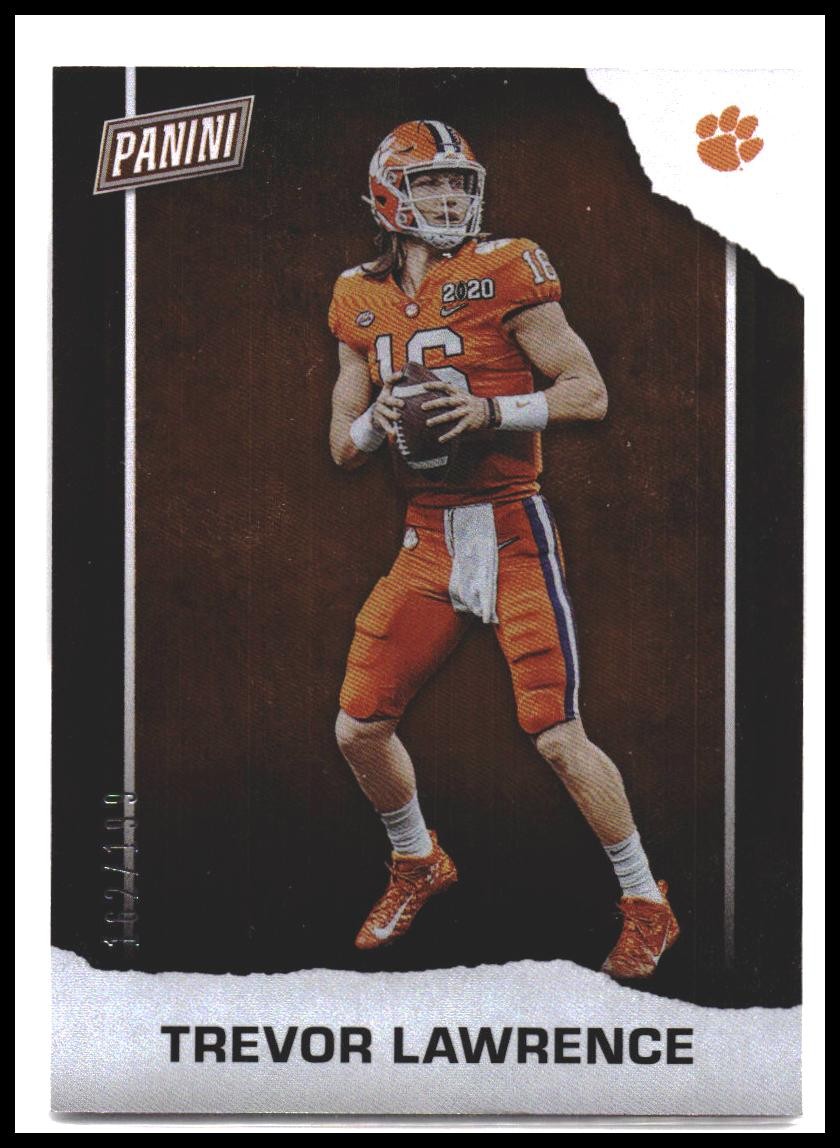 Trevor Lawrence #TL 2021 Panini Father's Day Silver #/199 SN