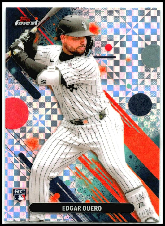 2025 Topps Finest X-Fractor #97 Edgar Quero White Sox