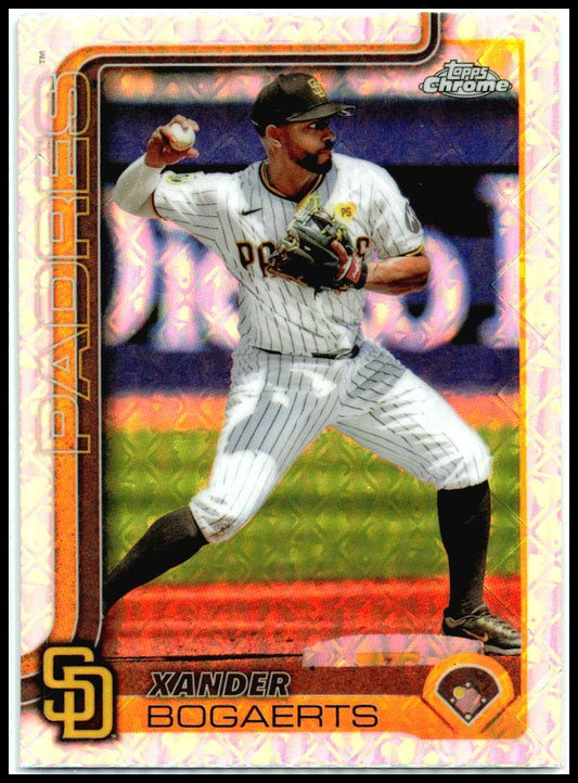 2025 Topps Chrome Logofractor #229 Xander Bogaerts San Diego Padres