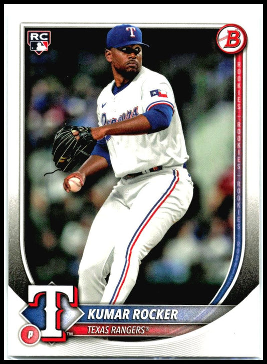 2025 Bowman #80 Kumar Rocker Rookie Texas Rangers