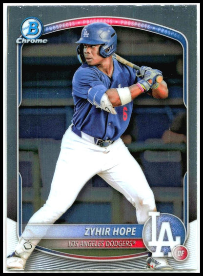 2025 Bowman #BCP-2 Zyhir Hope Los Angeles Dodgers