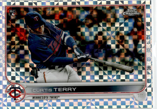 2022 Topps Chrome X-Fractor #68 Curtis Terry Minnesota Twins