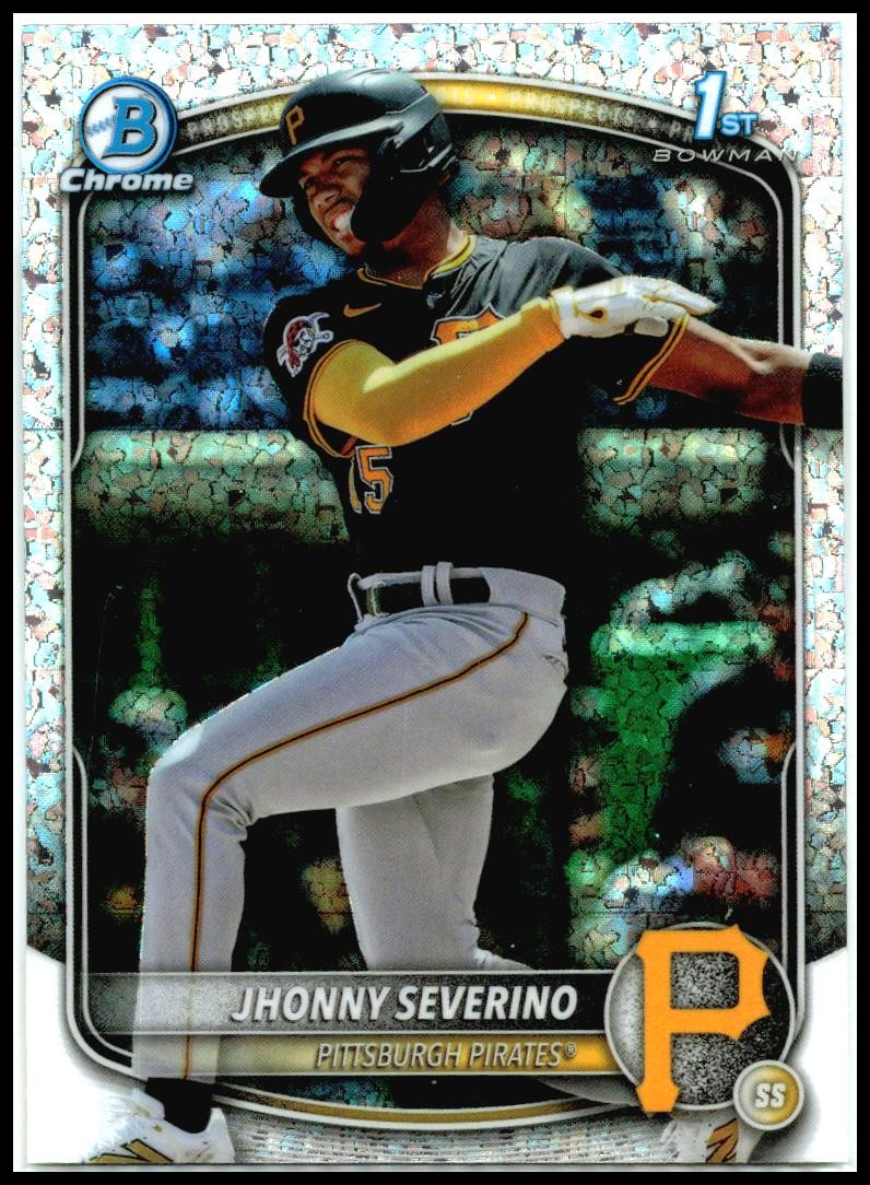 2025 Bowman Chrome Mini Diamond #BCP-233 Jhonny Severino Rookie Pirates