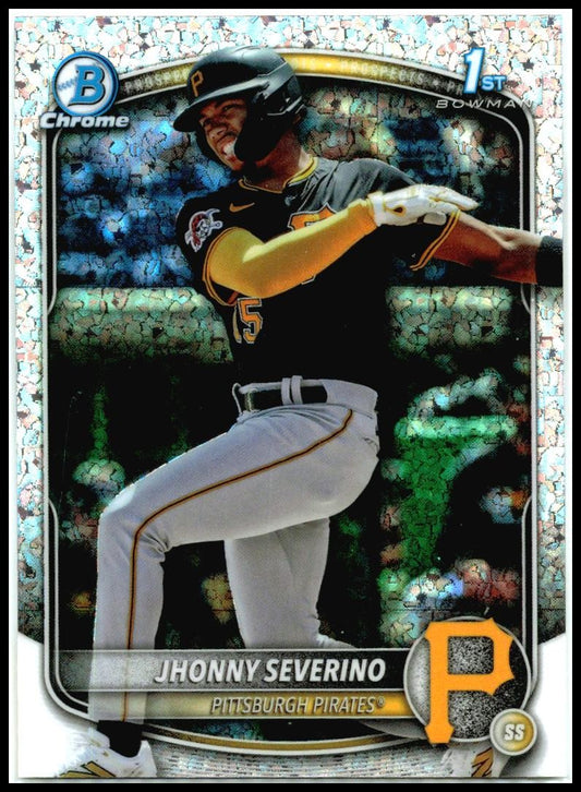 2025 Bowman Chrome Mini Diamond #BCP-233 Jhonny Severino Rookie Pirates