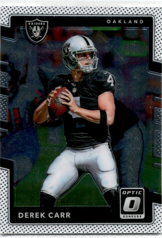 2017 Donruss Optic #48 Derek Carr  Los Vegas Raiders
