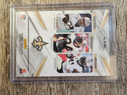 2024 Phoenix Regeneration #R-NO Hilliard / Kamara / Williams MEM, SN199 Saints