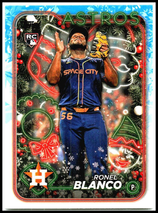 2024 Topps Holiday #H199 Ronel Blanco Rookie Houston Astros