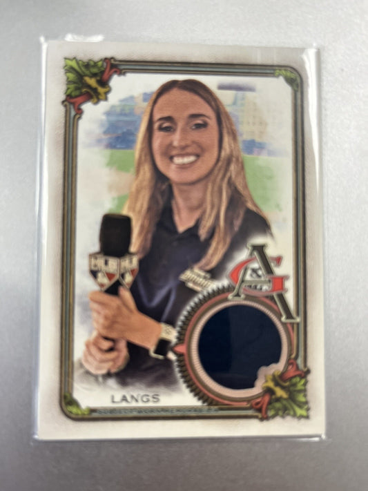 2023 Topps Allen & Ginter - Sarah Langs Relic AGRA-SL - Reporter