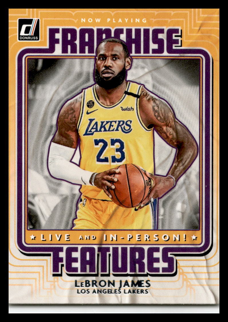 2020 Donruss Franchise Features #14 LeBron James Los Angeles Lakers