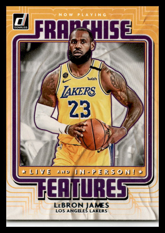 2020 Donruss Franchise Features #14 LeBron James Los Angeles Lakers