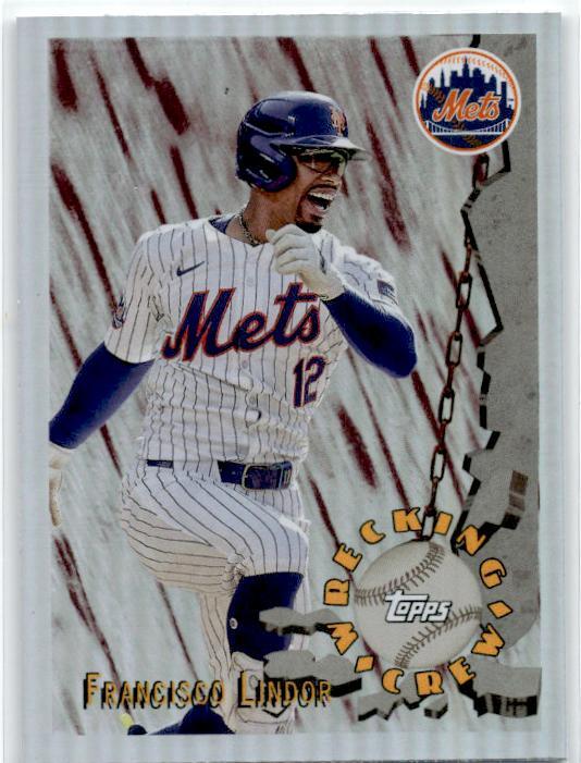 2024 Topps Achives Wrecking Crew #96WC-23 Franciso Lindor NY Mets
