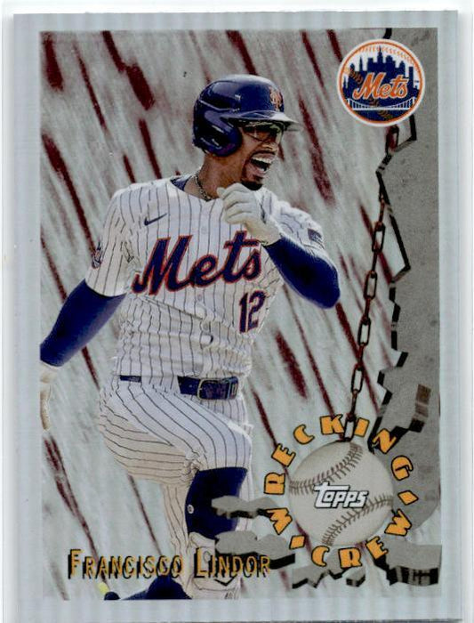 2024 Topps Achives Wrecking Crew #96WC-23 Franciso Lindor NY Mets