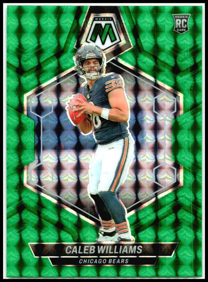 2024 Panini Mosaic Mosaic Green #301 Caleb Williams Chicago Bears