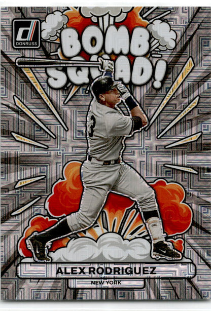 2023 Donruss Bomb Squad!  Vector #BS1 Alex Rodriguez  New York Yankees.