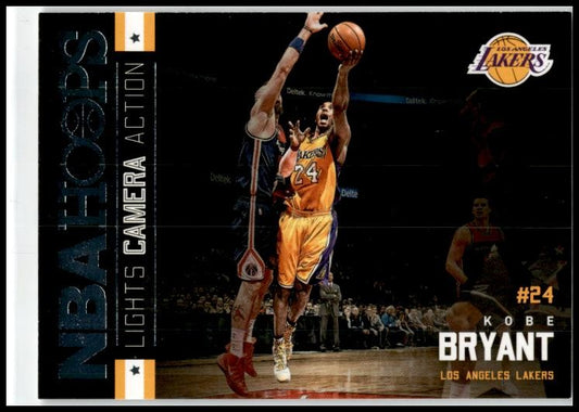 2015-16 Hoops Lights...Camera...Action! #35 Kobe Bryant Los Angeles Lakers