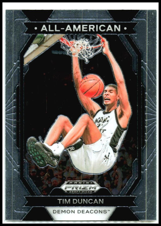 2024 Panini Prizm Draft Picks All-American #25 Tim Duncan Spurs