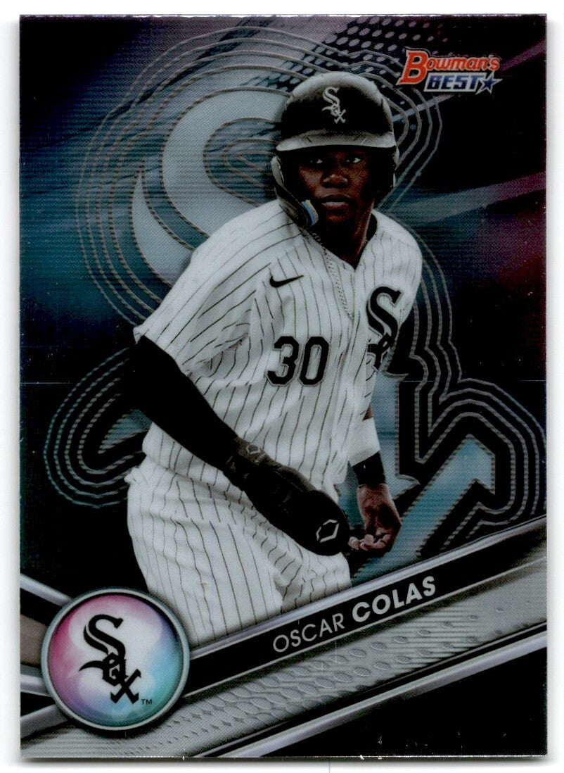 2022 Bowman Best Top Prospects Oscar Colas Chicago White Sox #TP-28
