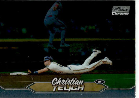 2024 Stadium Club Chrome #138 Christian Yelich Milwaukee Brewers