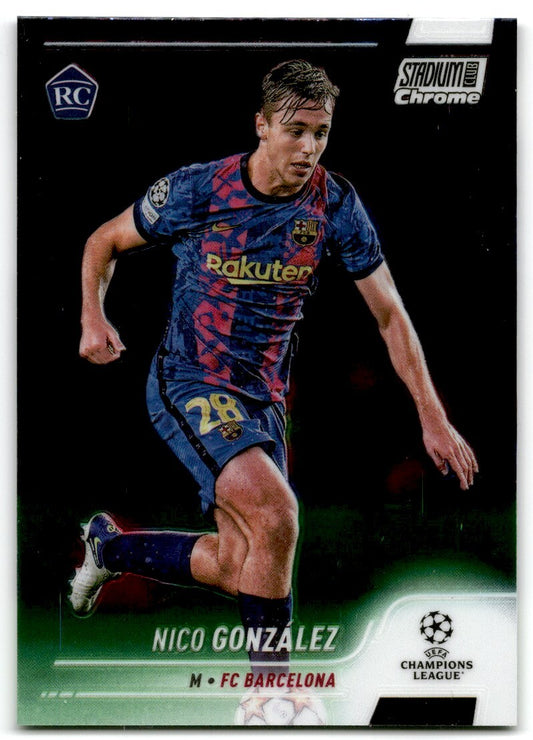 2022 Stadium Club Chrome Nico Gonzalez FC Barcelona #28