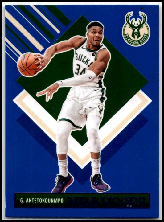 2024-25 Hoops Blue #285 Giannis Antetokounmpo Milwaukee Bucks