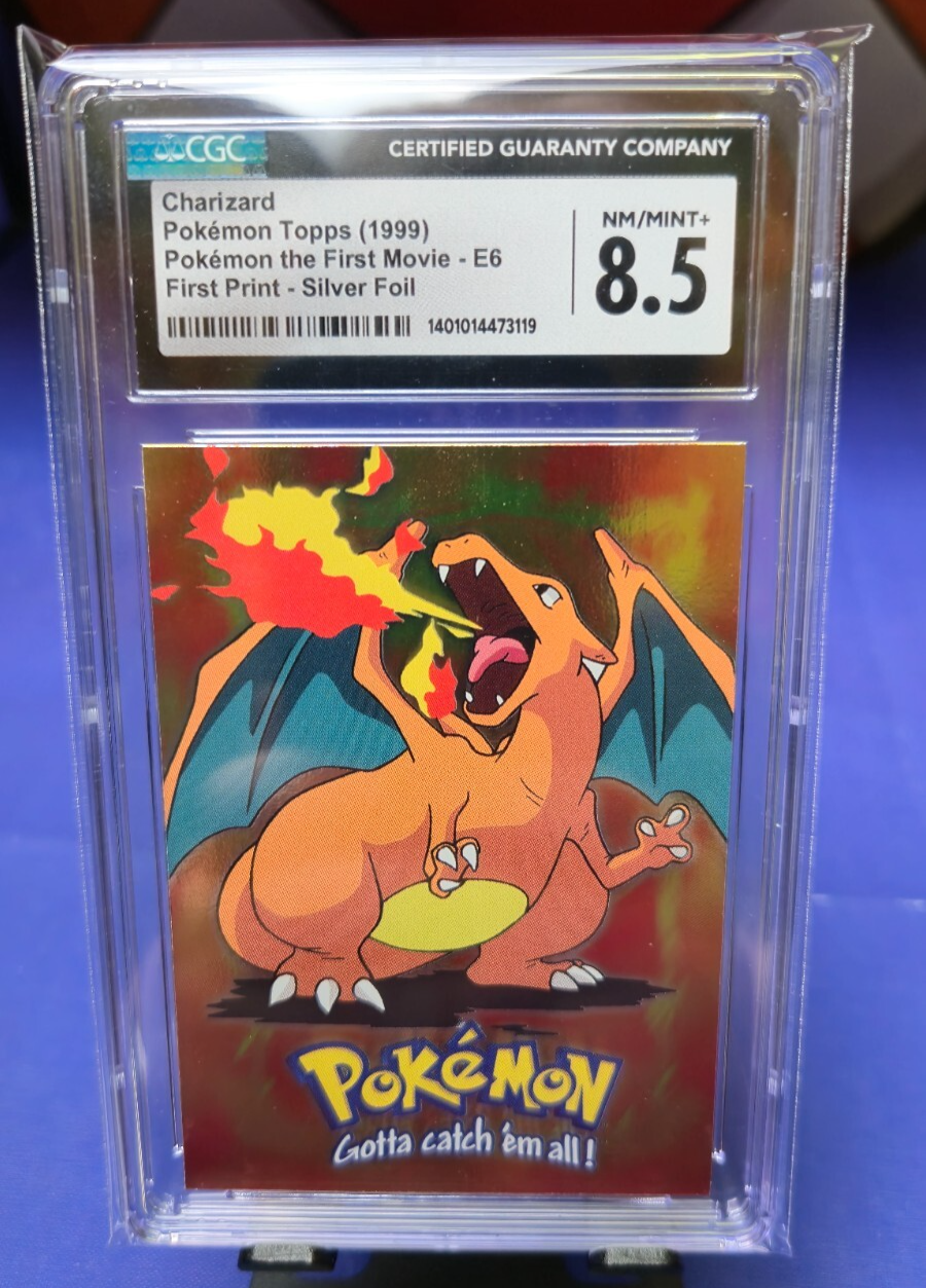 Pokemon Topps - Pokemon the First Movie Charizard - CGC 8.5 - E6 (1999)