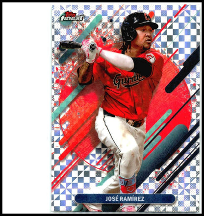 2025 Finest Checkerboard #218 José Ramírez Cleveland Guardians