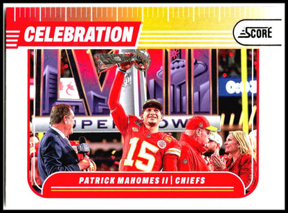 2024 Score Celebration #C-PMS Patrick Mahomes II Kansas City Chiefs
