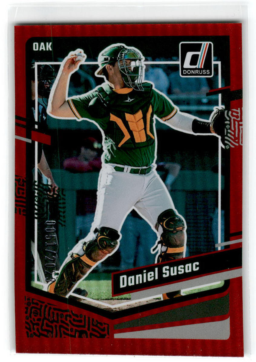 2023 Donruss  Holo Redv#110 Daniel Susac 0868/2023 Oakland Athletics.
